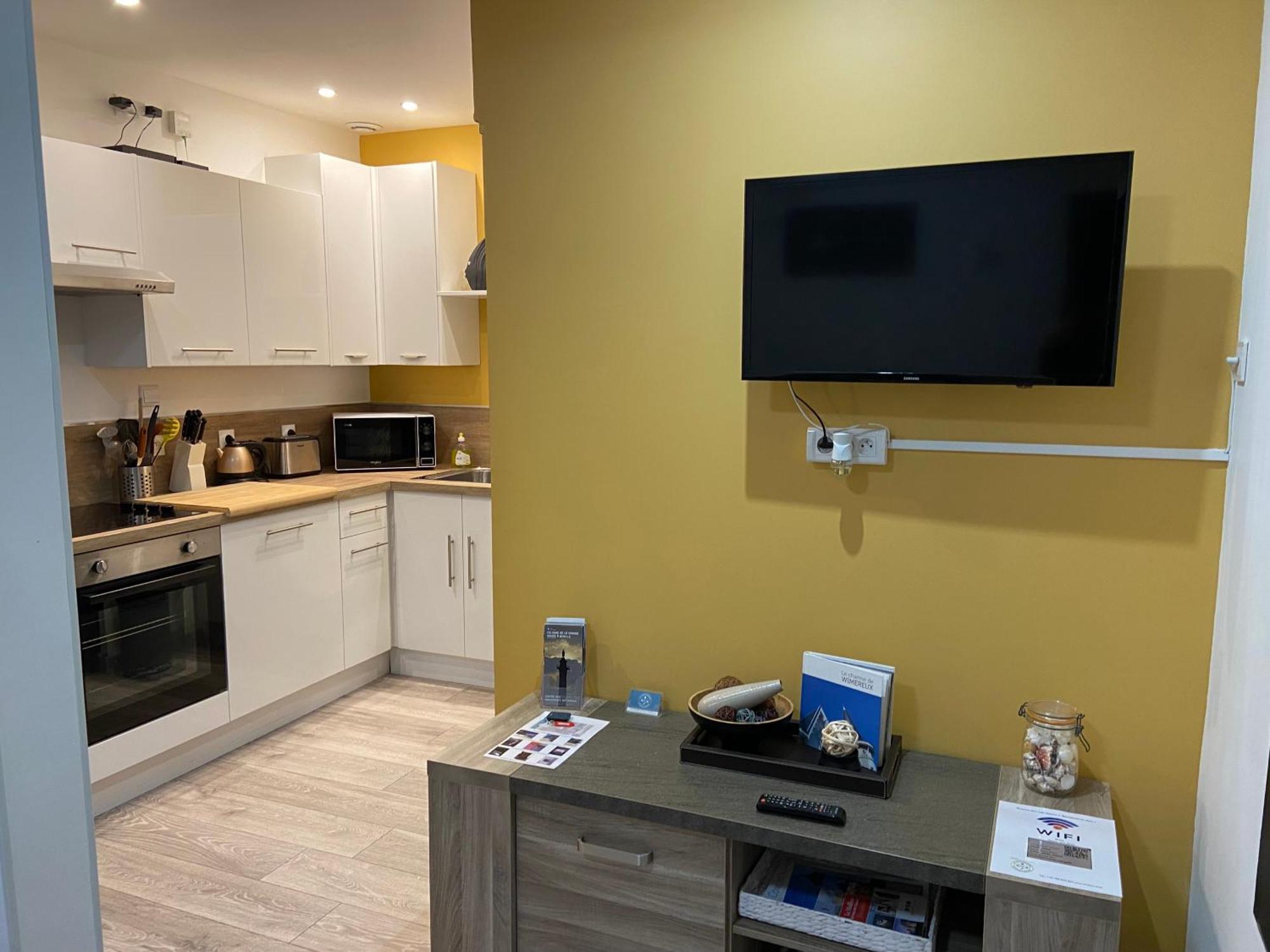 "Appartement Sur Digue" Proche De La Plage Avec Wifi 위머로우 외부 사진